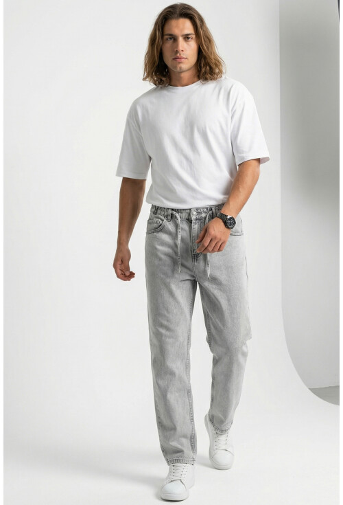 Erkek Rahat Kesim Baggy Jean Pantolon 30075