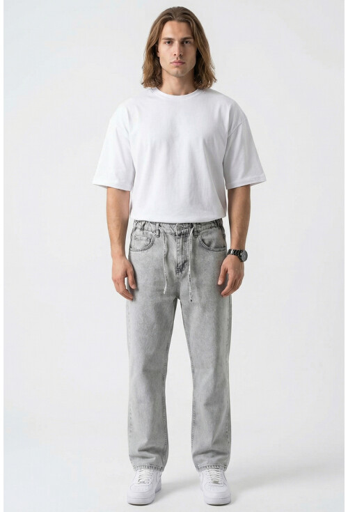 Erkek Rahat Kesim Baggy Jean Pantolon 30075