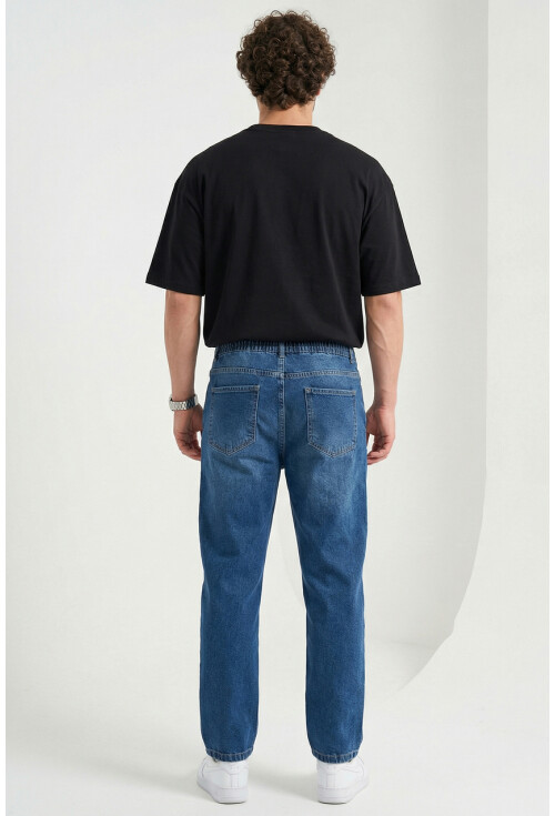 Erkek Rahat Kesim Baggy Jean Pantolon 30076