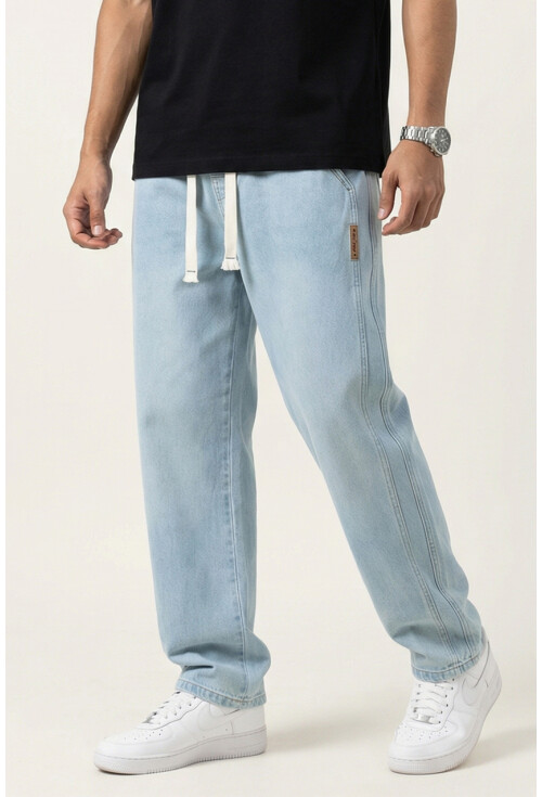 Erkek Rahat Kesim Baggy Jean Pantolon 30076