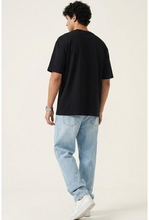 Erkek Rahat Kesim Baggy Jean Pantolon 30076