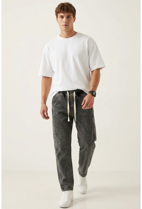 Erkek Rahat Kesim Baggy Jean Pantolon 30076