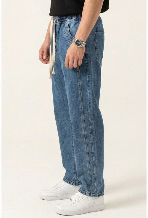 Erkek Rahat Kesim Baggy Jean Pantolon 30076