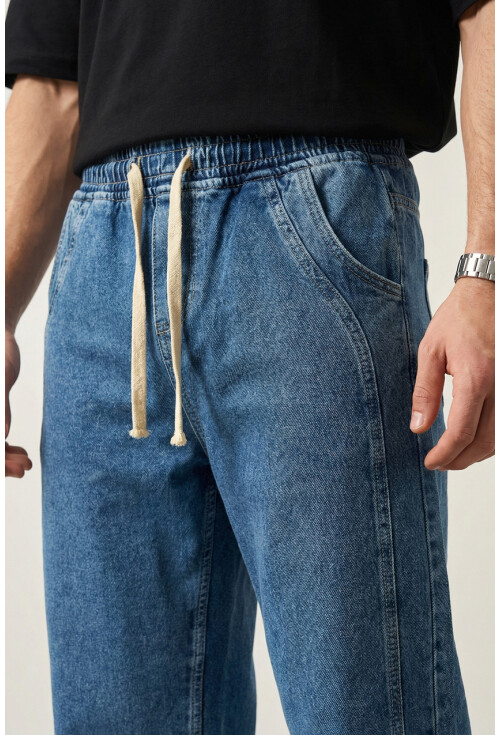 Erkek Rahat Kesim Baggy Jean Pantolon 30076