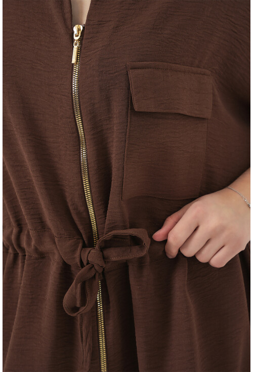 Fermuarlı Kadın Gömlek 0721