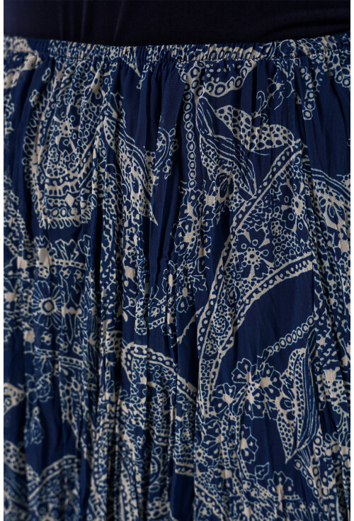 Kadın Asimetrik Tül Şifon Etek 8061