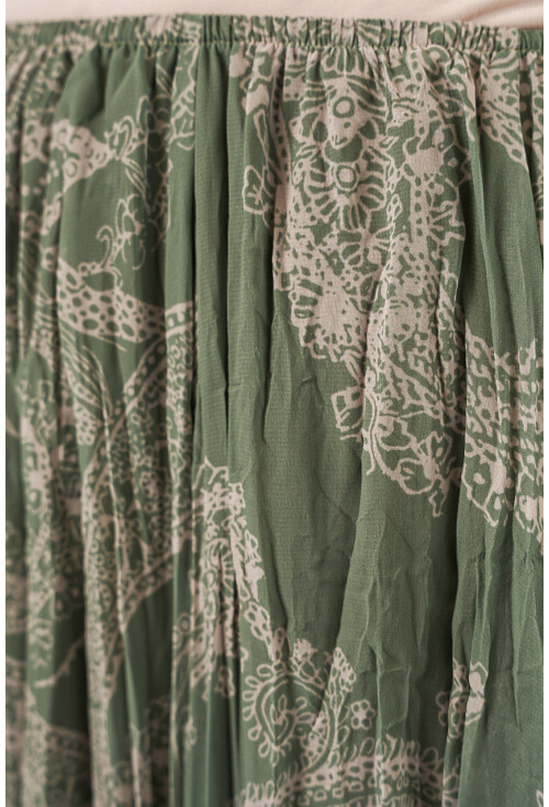 Kadın Asimetrik Tül Şifon Etek 8061