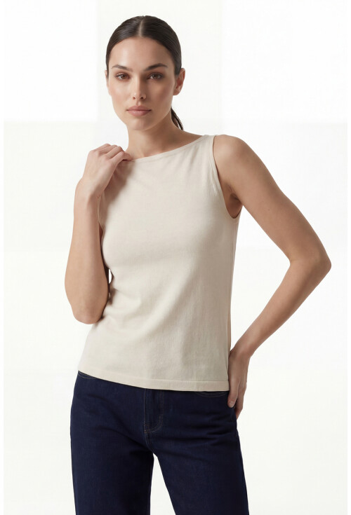 Kadın Askılı Örme Atlet 15935