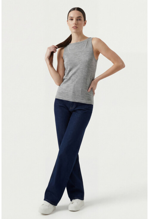 Kadın Askılı Örme Atlet 15935