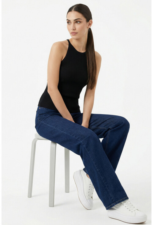 Kadın Askılı Örme Atlet 15935