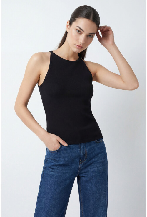 Kadın Askılı Örme Atlet 15935