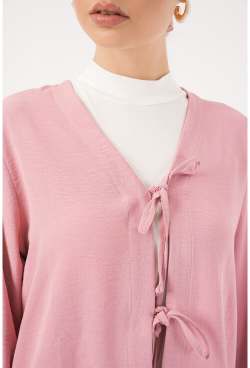 Kadın Ayrobin Kimono Etek İkili Takım 8047