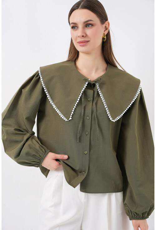 Kadın Bebe Yaka Gömlek 20314