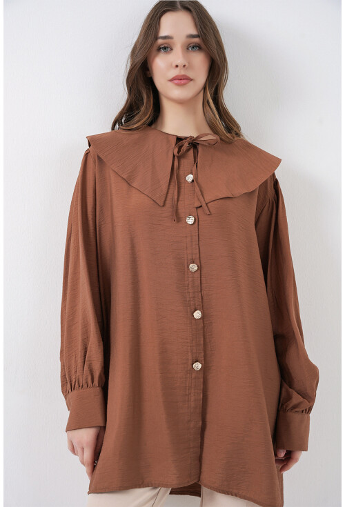 Kadın Bebe Yaka Uzun Tunik 5967