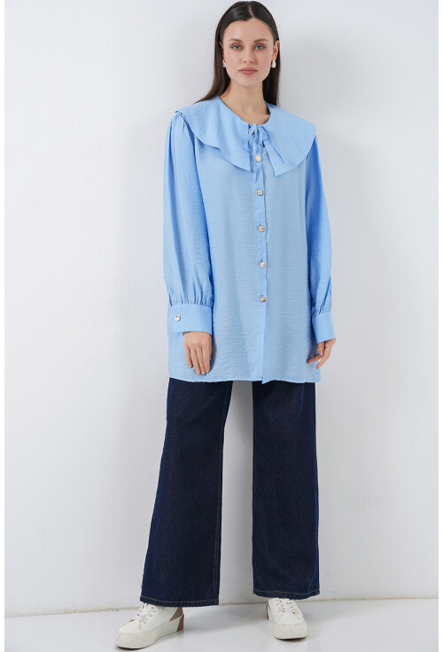 Kadın Bebe Yaka Uzun Tunik 5967