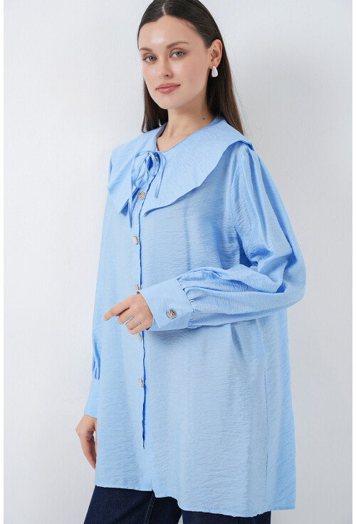 Kadın Bebe Yaka Uzun Tunik 5967