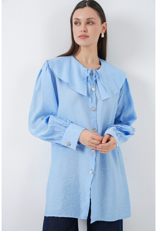 Kadın Bebe Yaka Uzun Tunik 5967