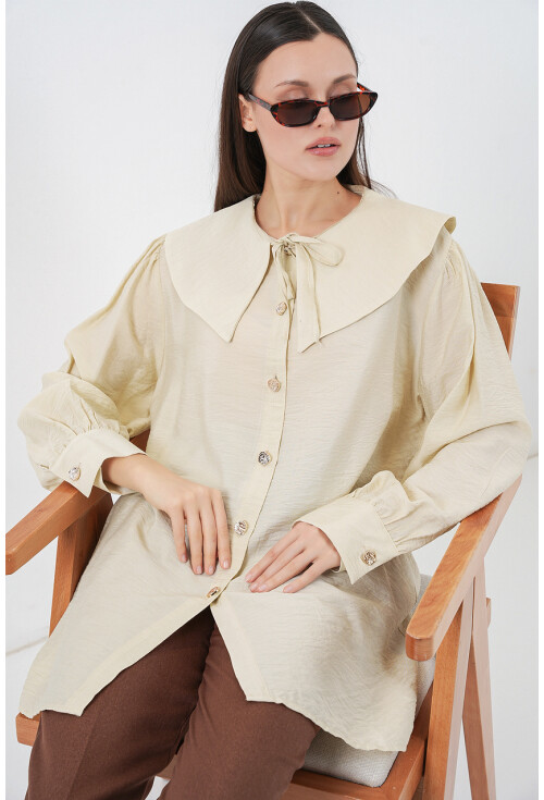 Kadın Bebe Yaka Uzun Tunik 5967