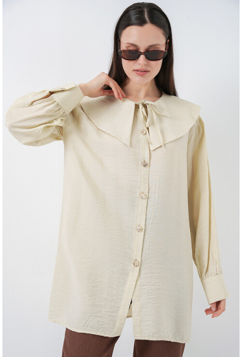 Kadın Bebe Yaka Uzun Tunik 5967