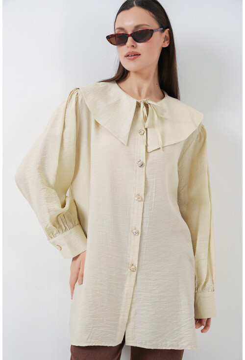 Kadın Bebe Yaka Uzun Tunik 5967