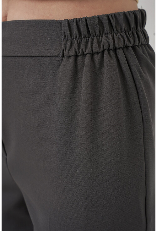 Kadın Beli Lastikli Kumaş Pantolon 30058