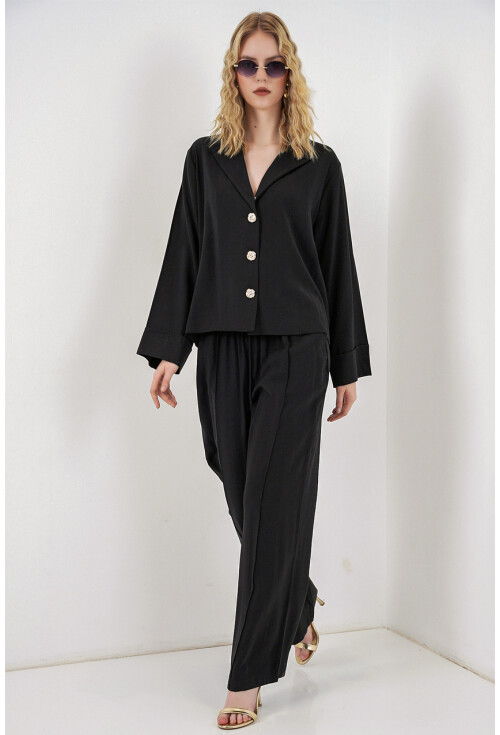 Kadın Ceket Pantolon İkili Takım 30065