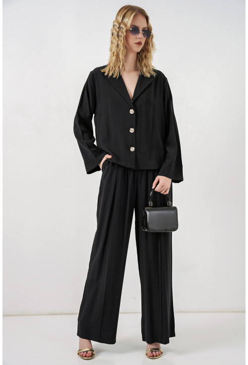 Kadın Ceket Pantolon İkili Takım 30065