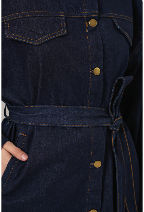 Kadın Ceket Pantolon Kot İkili Takım 30059