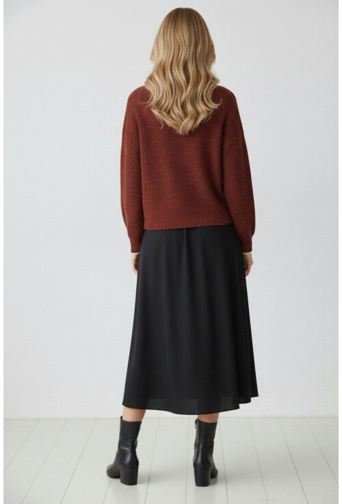 Kadın Crop Triko Hırka 15955