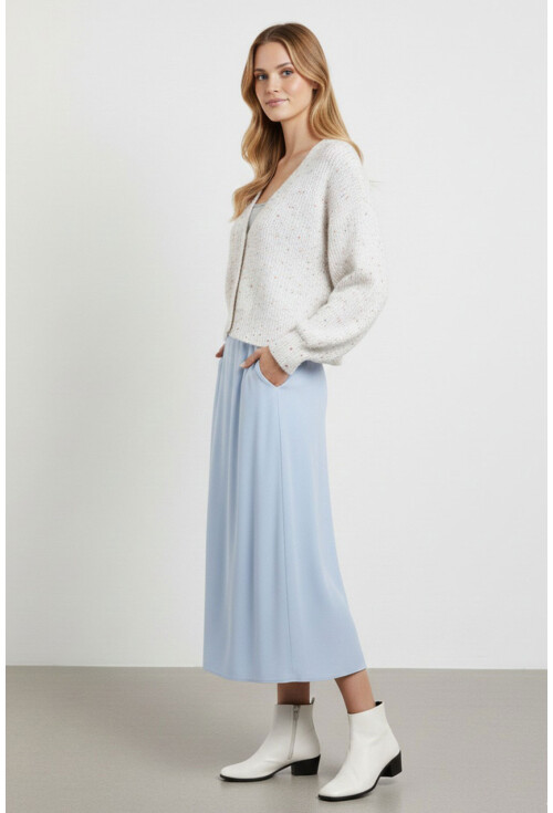 Kadın Crop Triko Hırka 15955