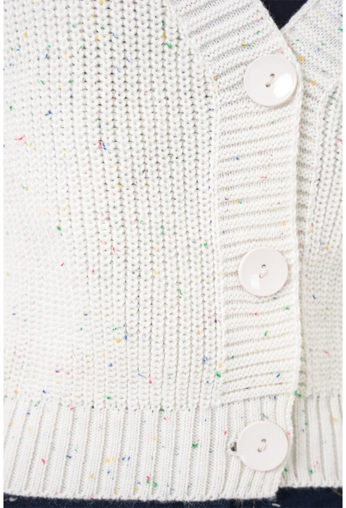 Kadın Crop Triko Hırka 15955