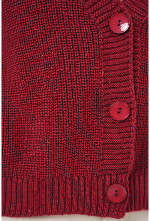 Kadın Crop Triko Hırka 15955