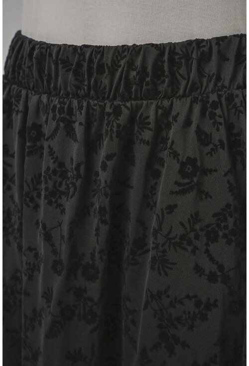 Kadın Desenli Astarlı Etek 8075