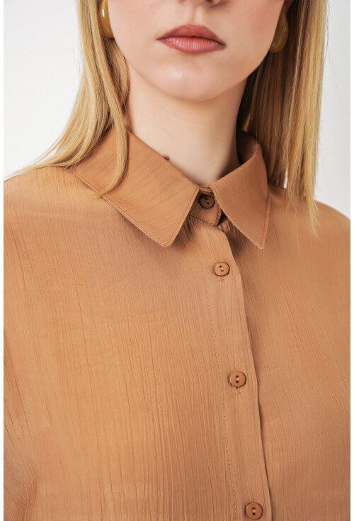 Kadın Dokulu Gömlek Pantolon İkili Takım 6710