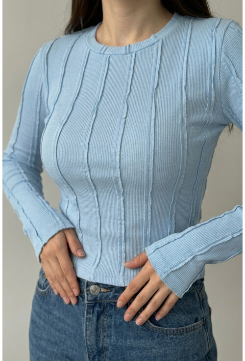 Kadın Dokulu Örme Bluz 980