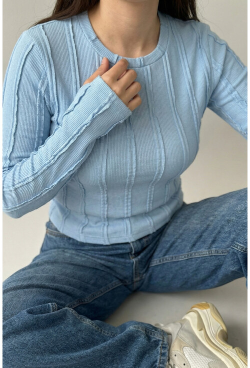 Kadın Dokulu Örme Bluz 980