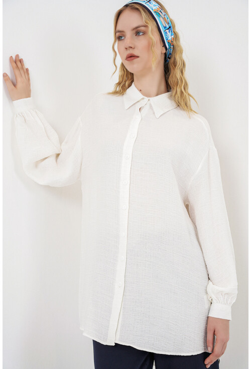 Kadın Dokulu Oversize Tunik 5989