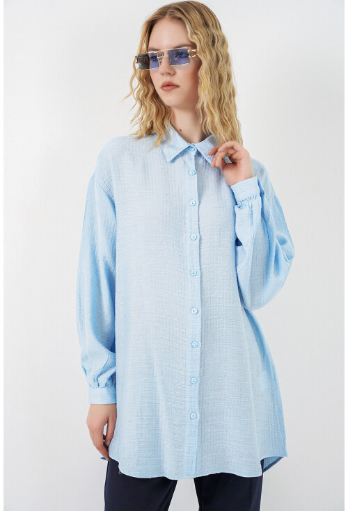 Kadın Dokulu Oversize Tunik 5989