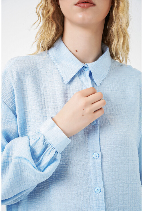 Kadın Dokulu Oversize Tunik 5989