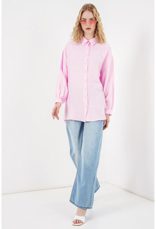 Kadın Dokulu Oversize Tunik 5989