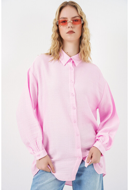Kadın Dokulu Oversize Tunik 5989
