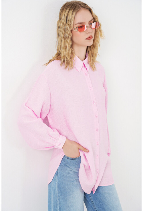 Kadın Dokulu Oversize Tunik 5989