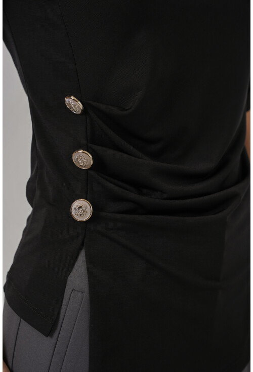 Kadın Düğme Detaylı Sandy Bluz 992