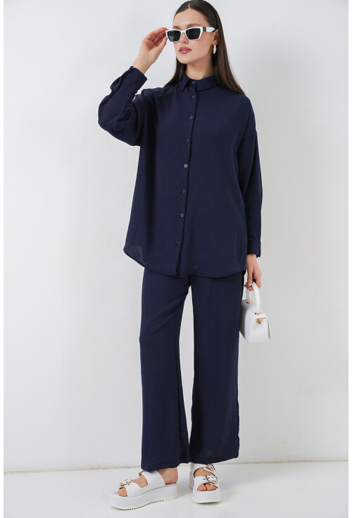 Kadın Gömlek Pantolon İkili Takım 30063