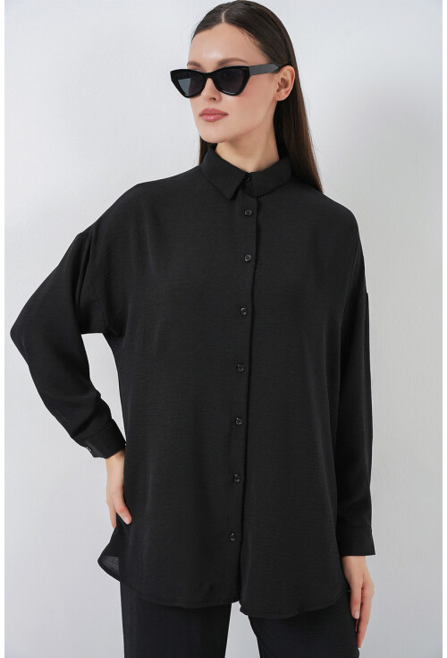 Kadın Gömlek Pantolon İkili Takım 30063