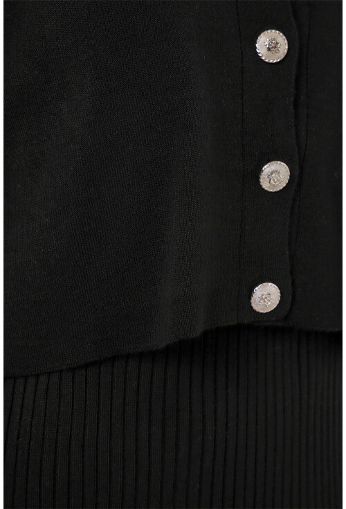 Kadın Hırka Elbise Triko İkili Takım 15960