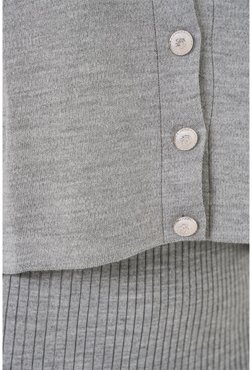 Kadın Hırka Elbise Triko İkili Takım 15960