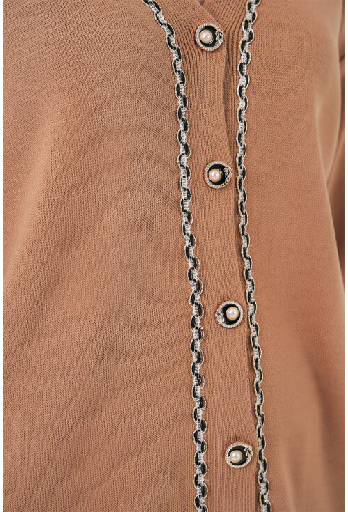 Kadın Hırka Pantolon Triko İkili Takım 15956