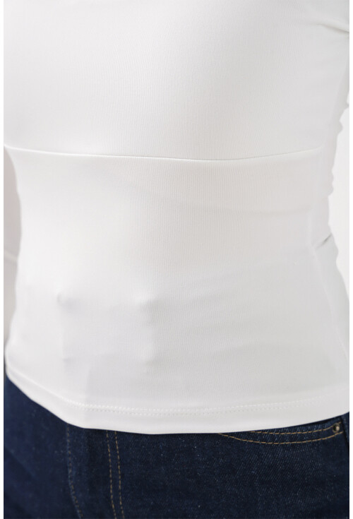 Kadın Kare Yaka Slim Fit Bluz 986