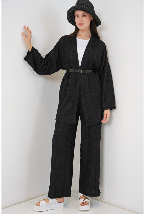 Kadın Kimono Pantolon İkili Takım 30078
